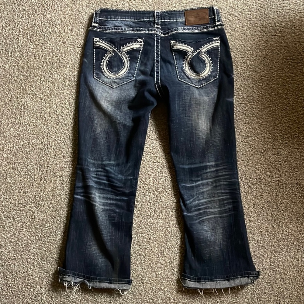 Big Star Maddie Jeans Dark Was 29L Cropped